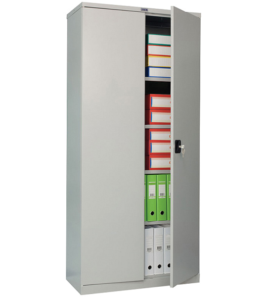 Шкаф металлический офисный Практик СВ-14, 1860*850*500, серый