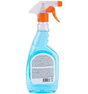 Средство для мытья стекол и зеркал OfficeClean "Голубой Лед", с изопропиловым спиртом, 500мл, с курком