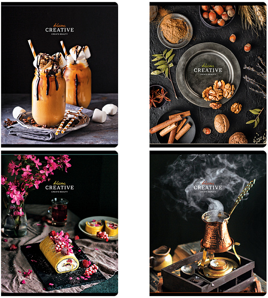 Тетрадь 48л., А5, клетка Greenwich Line "Delicious", глянцевая ламинация, 70г/м2