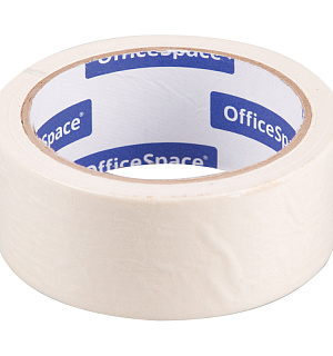 Клейкая лента малярная OfficeSpace, 38мм*25м, ШК