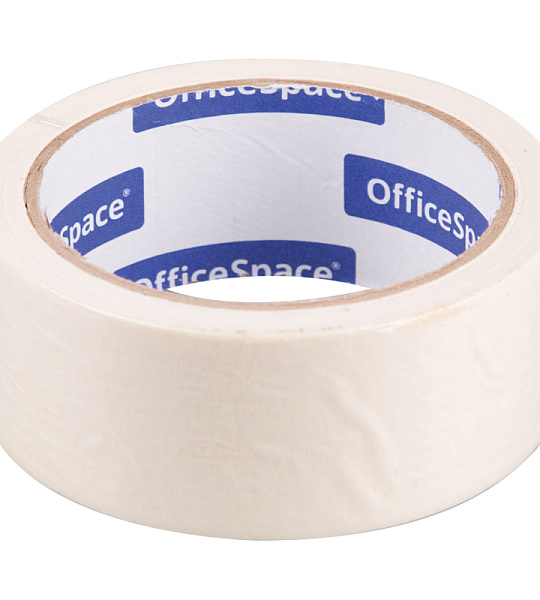 Клейкая лента малярная OfficeSpace, 38мм*25м, ШК