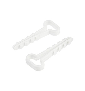 Дюбель-хомут "ЗУБР" для плоского кабеля ДХ-П, 14 мм, нейлон, 100 шт.