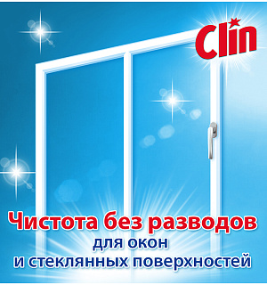 Средство для мытья стекол и других поверхностей Clin "Мультиблеск", 500мл