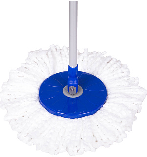 Набор для уборки OfficeClean Professional ведро 5л с отжимом, самоотж. швабра с круг. насадкой (2шт)