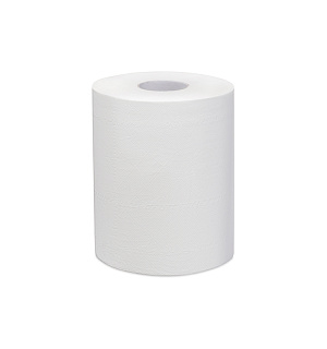 Полотенца бумажные в рулонах Focus Jumbo, 2-слойные, 125м/рул, ЦВ, белые