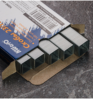 Скобы для степлера №23/13 KW-trio, оцинкованные, 1000шт.