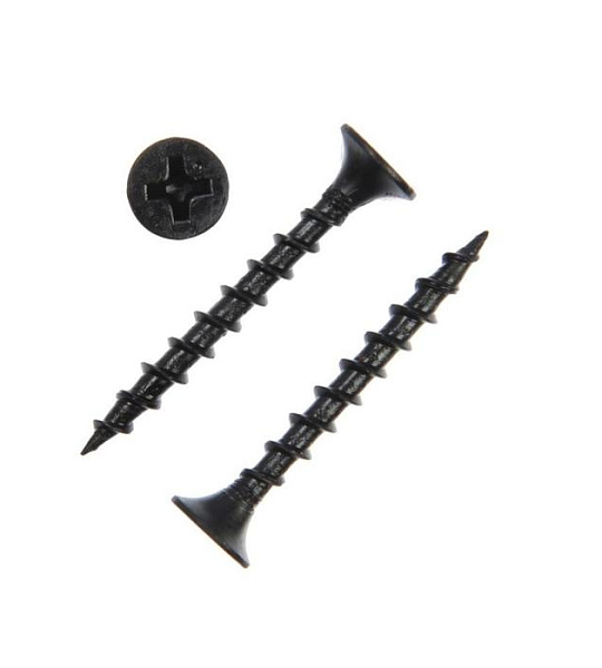 Саморез гипсокартон-дерево 3.5х41, круп. рез., фосф., в уп. 6000 шт.