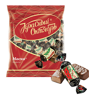 Конфеты шоколадные КРАСНЫЙ ОКТЯБРЬ "Маска", 250 г, пакет, РФ04867