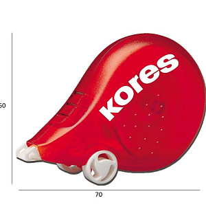 Корректирующая лента 4,2мм/8 м KORES  Скутер  84808/84823