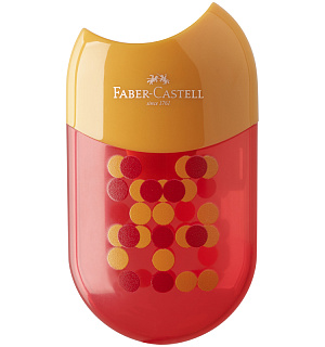 Набор карандашей ч/г Faber-Castell "Grip Two Tone" 2шт., трехгран., заточен., ластик-точилка, блистер