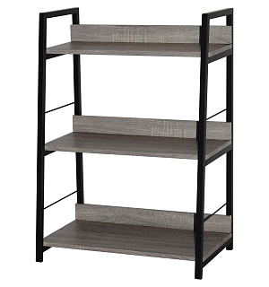 Стеллаж на металлокаркасе BRABIX "LOFT SH-002", 600х350х845 мм, цвет дуб антик, 641232