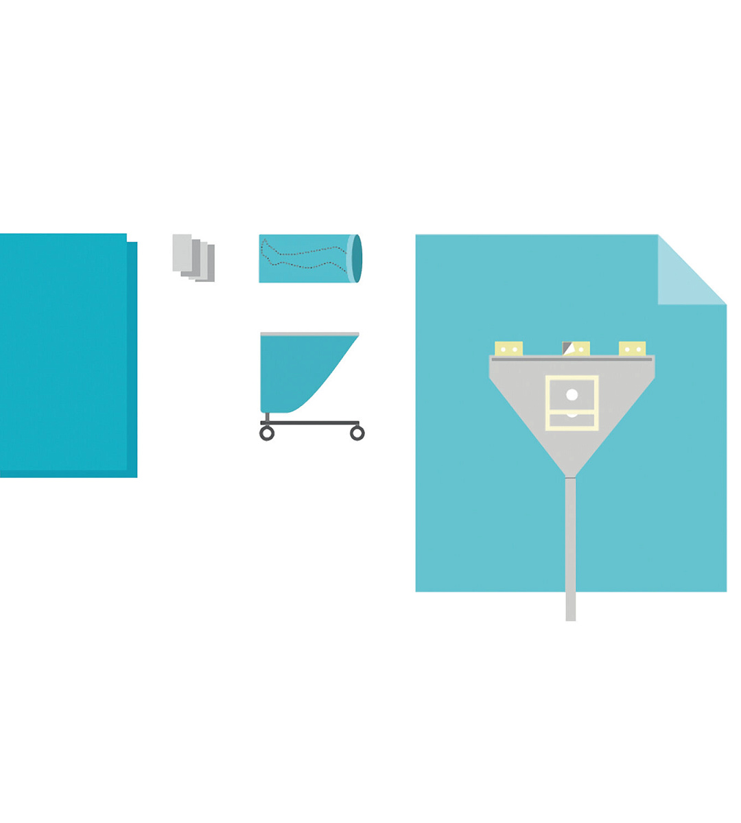 Комплект белья одноразовый хирургический для артроскопии коленного сустава КБО-7.2 ГЕКСА стерильный 5 предметов