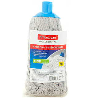 Насадка МОП для швабры OfficeClean Professional веревочная, хлопок, ворс 28см, 200г