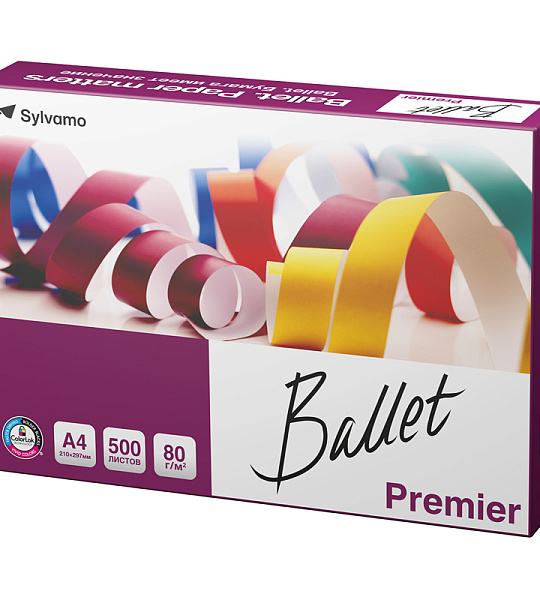 Бумага Ballet "Premier" А4, Марка А, 500л.