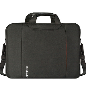 Сумка для ноутбука 15"-16" Defender Geek, нейлон, черный, 430*350*110мм