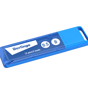 Грифели для механических карандашей Berlingo, 12шт., 0,5мм, B