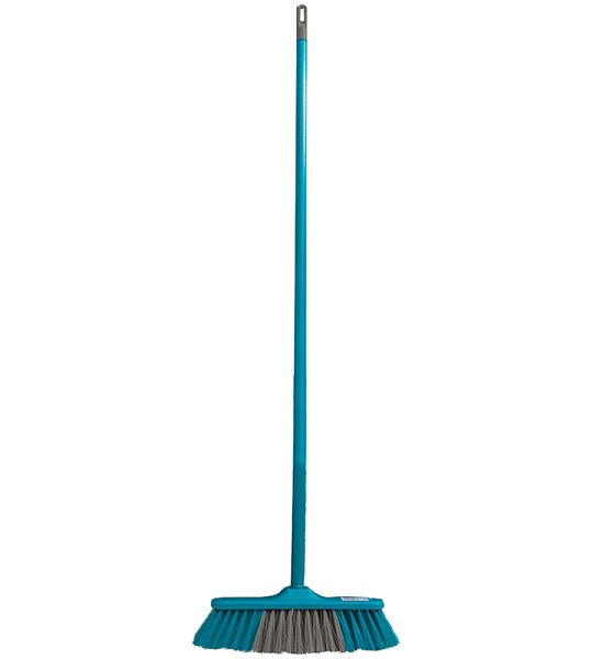 Щетка для уборки York "Frontiera" с черенком 110см, ширина 31см, щетина 7см, пластиковая, еврорезьба
