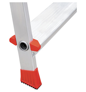 Стремянка алюминиевая 7 ШИРОКИХ СТУПЕНЕЙ 13 см, площадка 1,5 м, нагрузка 225 кг, вес 6,8 кг, 5110107, НВ