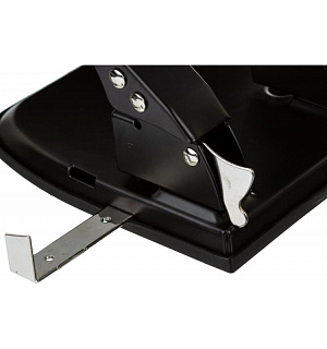 Дырокол Attache до 30 листов, с линейкой, цвет черный