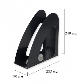 Вертикальный накопитель Attache 90мм черный