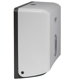 Диспенсер для полотенец листовых OfficeClean Professional (V-сл.), ABS-пластик, механич., белый