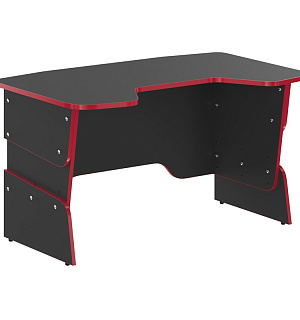 Стол компьютерный Skyland SKILLL/Антрацит/красный, 1360*850*686/750/814 мм, STG 1385