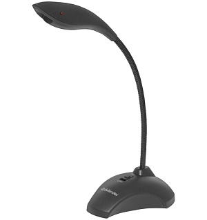 Микрофон компьютерный MIC-115 черный, кабель 1,7м, Defender