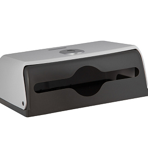 Диспенсер для полотенец листовых OfficeClean Professional (V-сл.), ABS-пластик, механич., белый