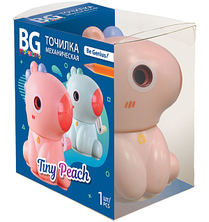 Точилка механическая BG "Tiny Sky", пластиковая коробка, голубая