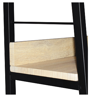 Стеллаж на металлокаркасе BRABIX "LOFT SH-003", 600х350х1500 мм, 5 полок, цвет дуб натуральный, 641236