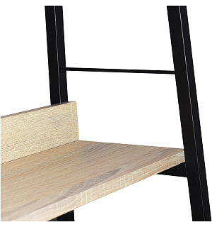 Стеллаж на металлокаркасе BRABIX "LOFT SH-003", 600х350х1500 мм, 5 полок, цвет дуб натуральный, 641236