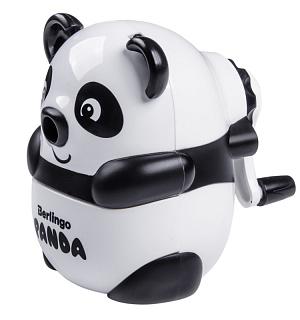 Точилка механическая Berlingo "Панда", пласт. копус, инд. упаковка