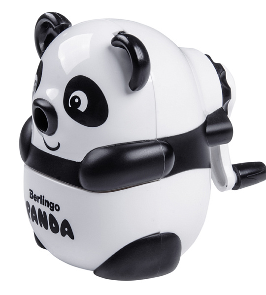 Точилка механическая Berlingo "Панда", пласт. копус, инд. упаковка