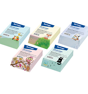 Блок для записи декоративный на склейке Berlingo "Kids Series", 9*11*3см, 5 дизайнов в ассортименте