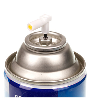 Сменный баллон для освежителя воздуха OfficeClean "Лазурный бриз", сухое распыление, 250мл