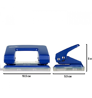 Дырокол ATTACHE 6304 до 12л. с лин, металл., синий