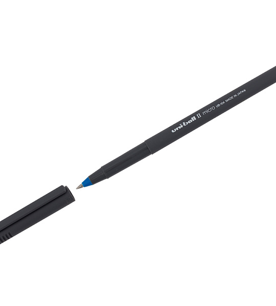 Ручка-роллер Uni "Uni-Ball II Micro UB-104" синяя, 0,5мм