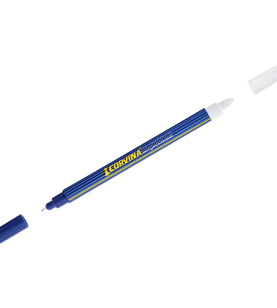 Ручка капиллярная стираемая Corvina "No Problem" синяя, 0,7мм