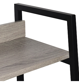 Стеллаж на металлокаркасе BRABIX "LOFT SH-002", 600х350х845 мм, цвет дуб антик, 641232