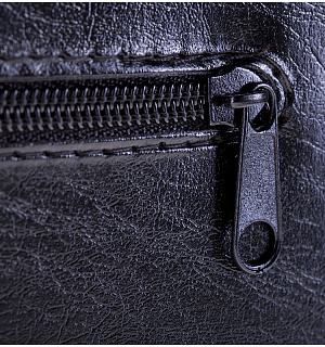 Папка деловая OfficeSpace "Vesta" имп. кожзам, на молнии, блокнот