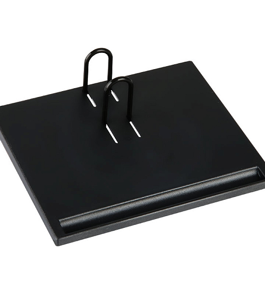 Подставка под календарь СТАММ, малая, пластик, черный