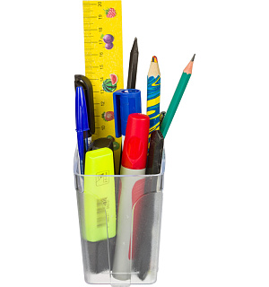 Подставка-стакан Attache City, прозр.белый