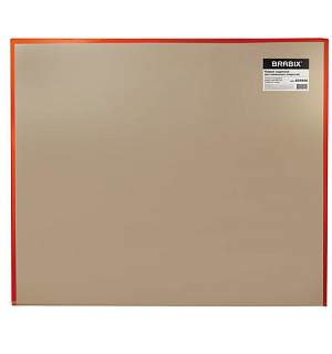 Коврик защитный напольный BRABIX, поликарбонат, 100x120 см, глянец, 1 мм, 604846