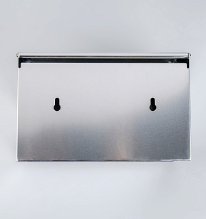 Держатель для туалетной бумаги на два рулона 20,5×12×12,6 см, без втулки, нержавеющая сталь, цвет хром