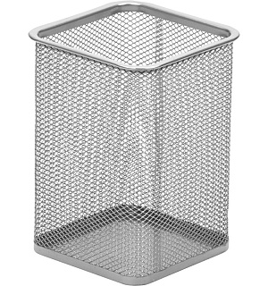 Подставка Attache для письм.прин.квадр.101х101мм,выс.138мм,мет.сетка(сереб)