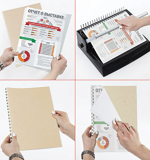 Обложки картонные для переплета, А4, КОМПЛЕКТ 100 шт., тиснение под кожу, 230 г/м2, слоновая кость, BRAUBERG, 530947