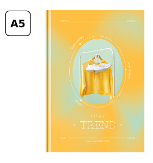 Ежедневник недатированный А5, 160л., 7БЦ BG "Trend", матовая ламинация