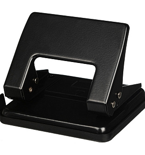 Дырокол Attache Economy до 20 листов, с линейкой, цвет черный