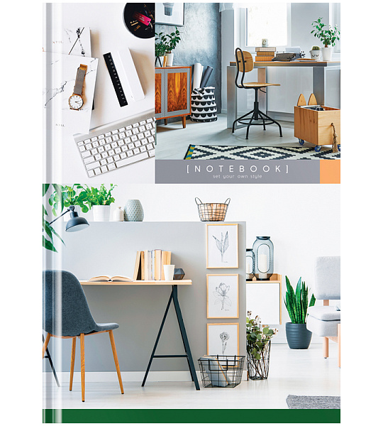 Бизнес-блокнот А5, 80л., OfficeSpace "Офис. Own style", глянцевая ламинация