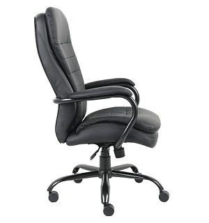 Кресло офисное BRABIX PREMIUM "Heavy Duty HD-001", усиленное, НАГРУЗКА до 200 кг, экокожа, 531015